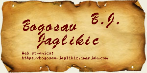 Bogosav Jaglikić vizit kartica